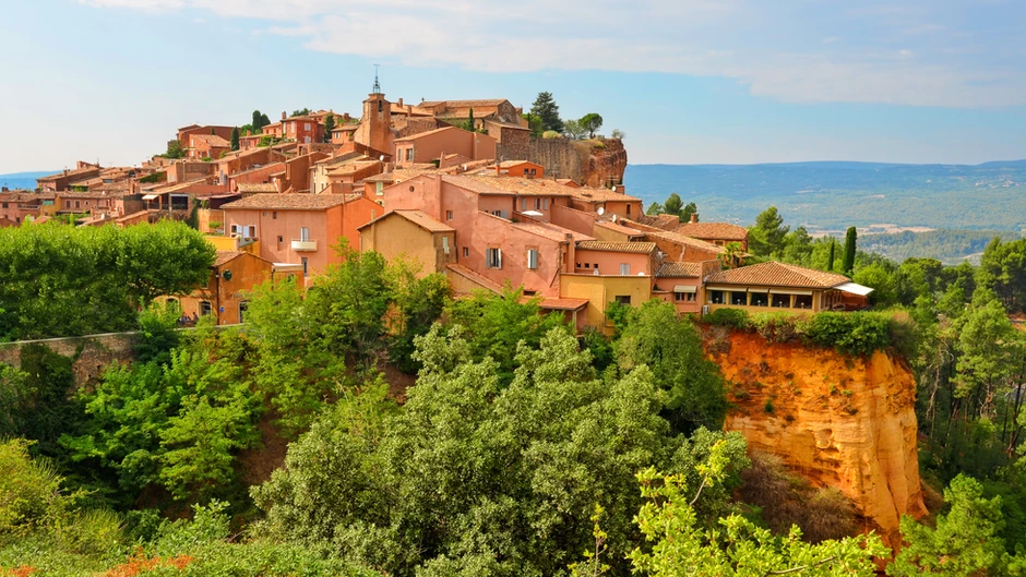 Roussillon, the "Orange City" of the Luberon Valley