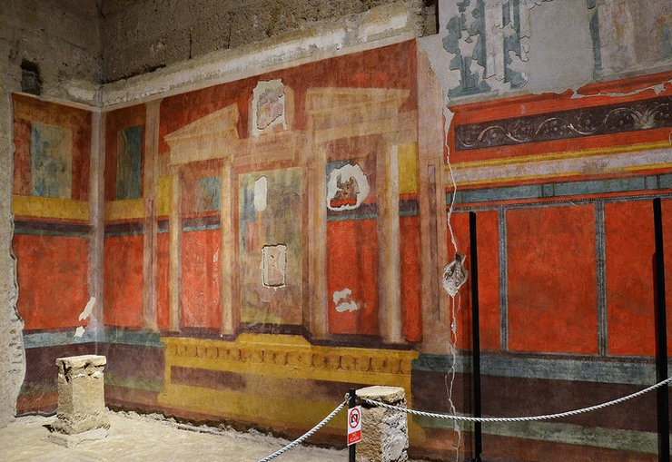 frescos in Augustus' House on Palatine Hill