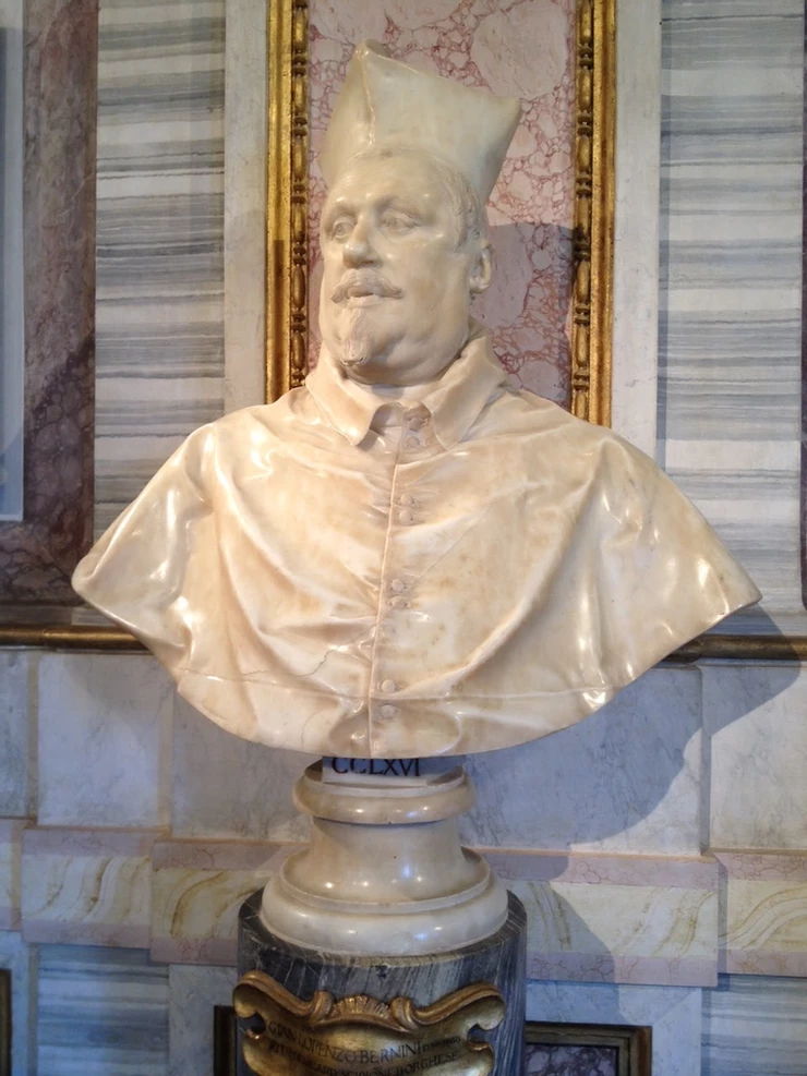 bust of Cardinal Scipione Borghese by Bernini