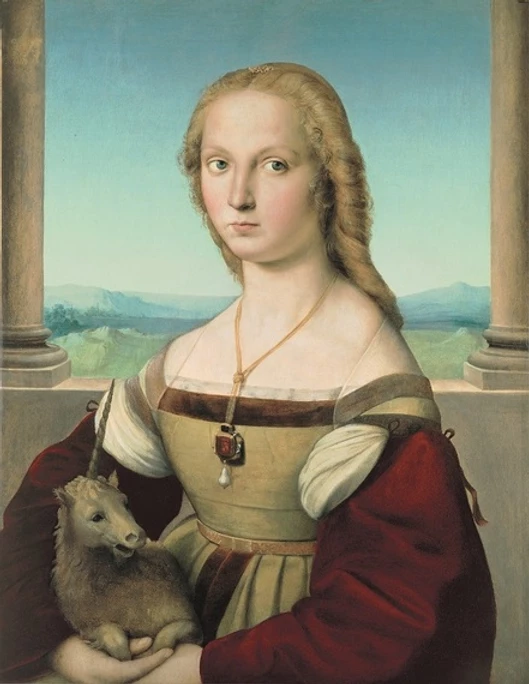 Raphael, Young Woman With a Unicorn, 1505