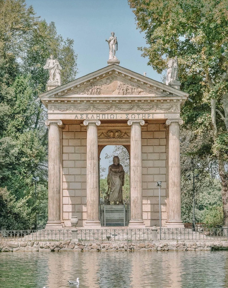 Temple of Diana in the Villa Borghese Gardens