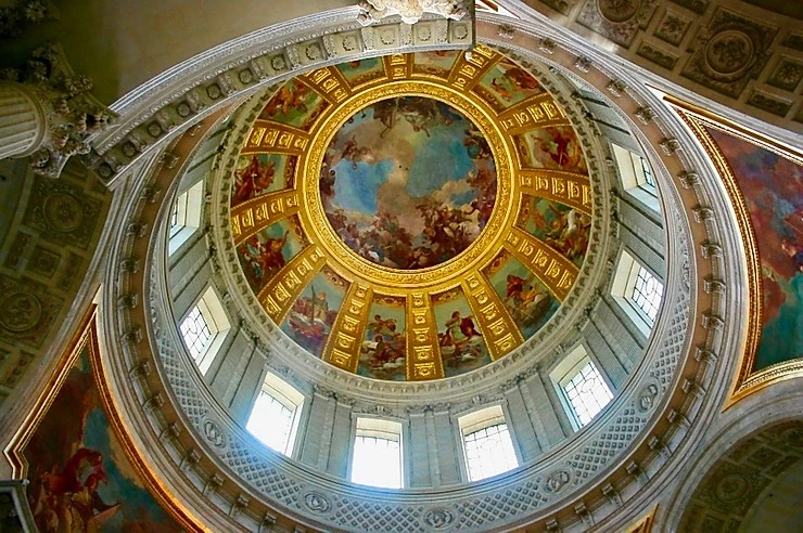 the beautiful dome of Les Invalides