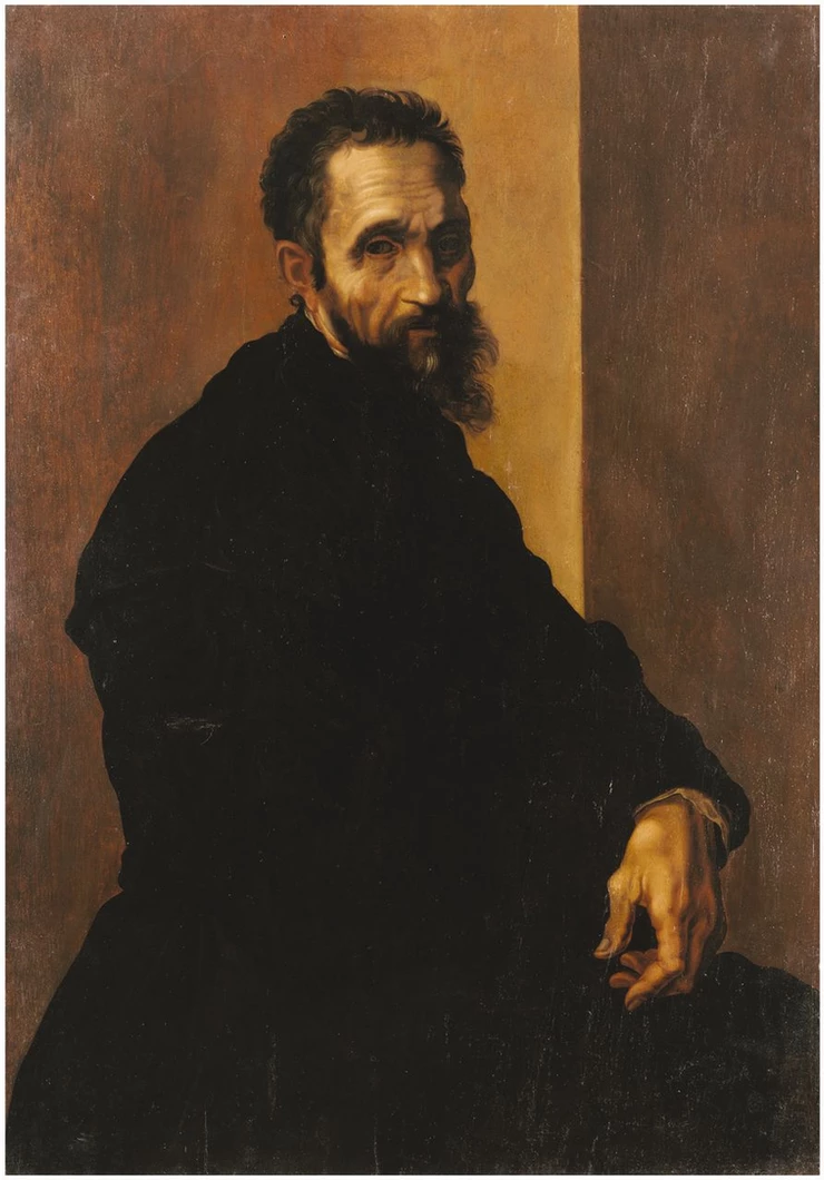 Jacopino del Conte, Portrait of Michelangelo Buonarroti, 1535