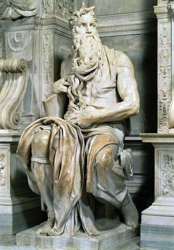 Moses, one of Michelangelo's most famous sculptures