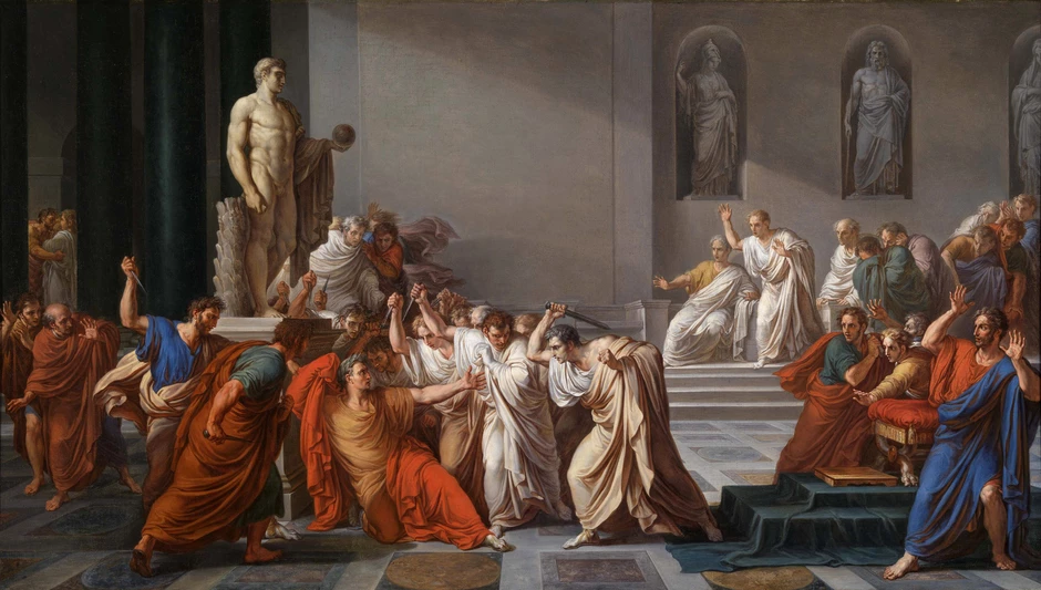  Vincenzo Camuccini, The Death of Caesar, 1806