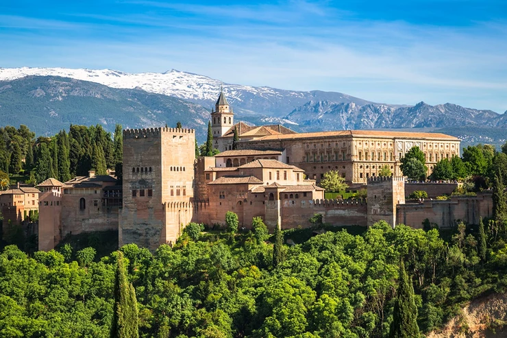 the Alhambra in Granada Spain