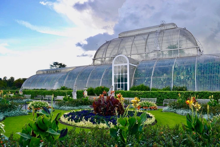 Kew Gardens, a UNESCO-listed botanic garden in London