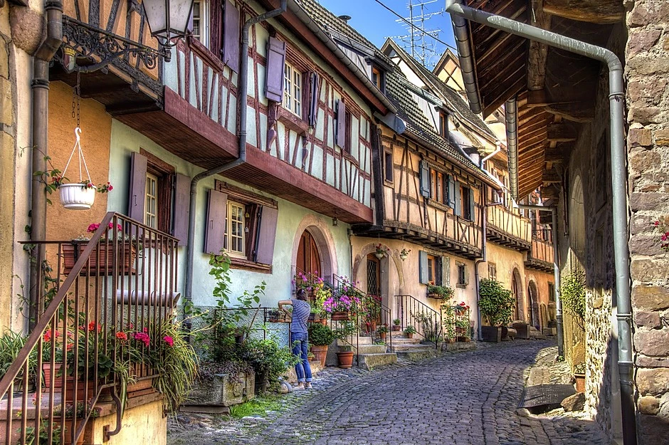 a typical French village