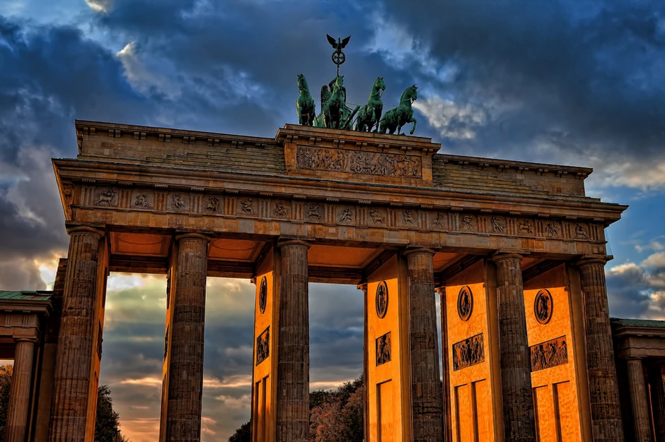 the Brandenburg Gate in Berlin Germany