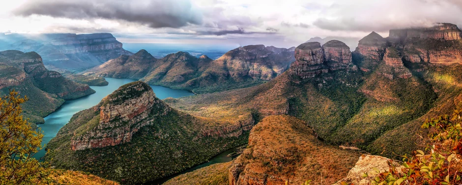 panorama of South African landscape