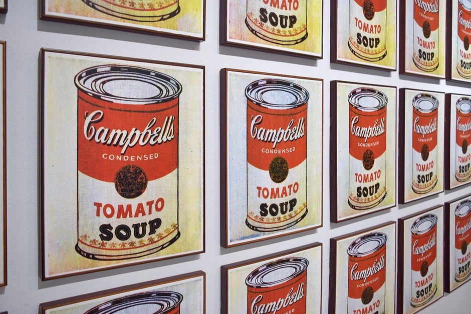 Andy Warhol's Campbell Soup Cans, which helped launch Pop Art