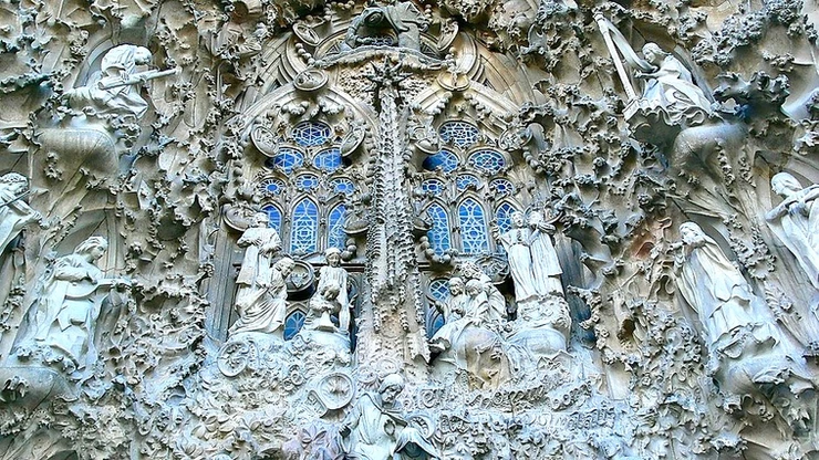 the Nativity Facade of Sagrada Família