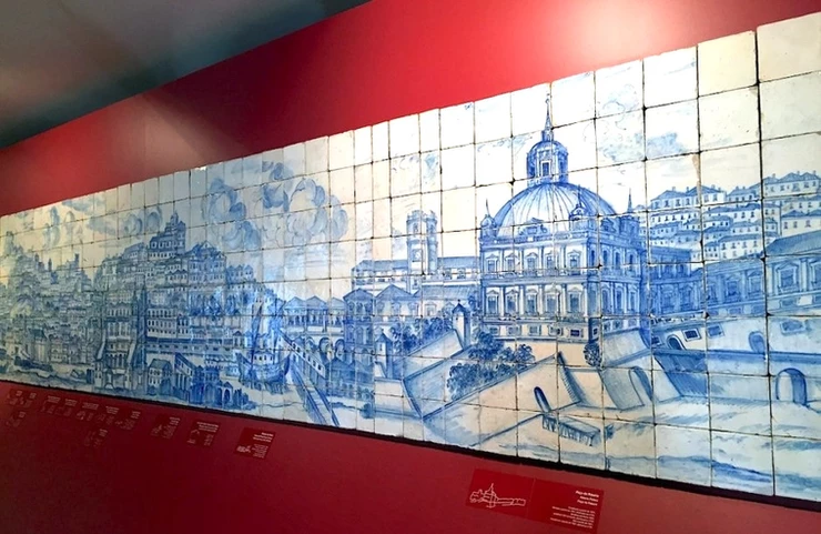 Grand Panorama of Lisbon in the National Tile Museum