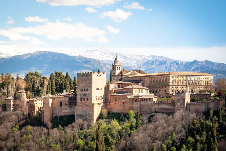 the mighty Alhambra, a UNESCO site in Granada