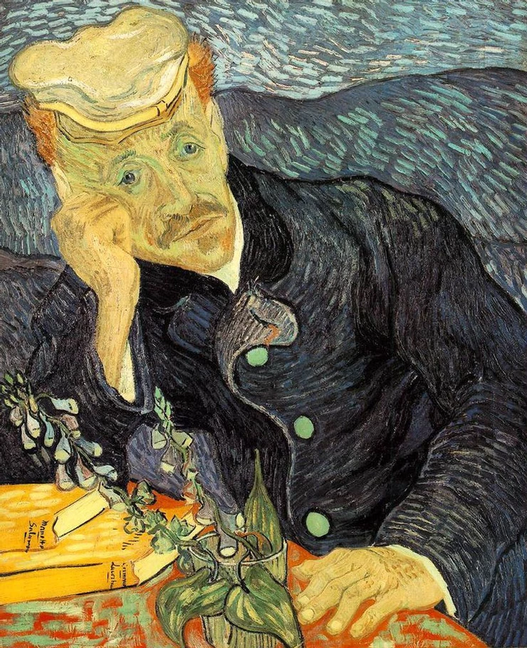 Vincent Van Gogh, Portrait of Dr. Gachet, 1890 -- at the Musée d’Orsay in Paris