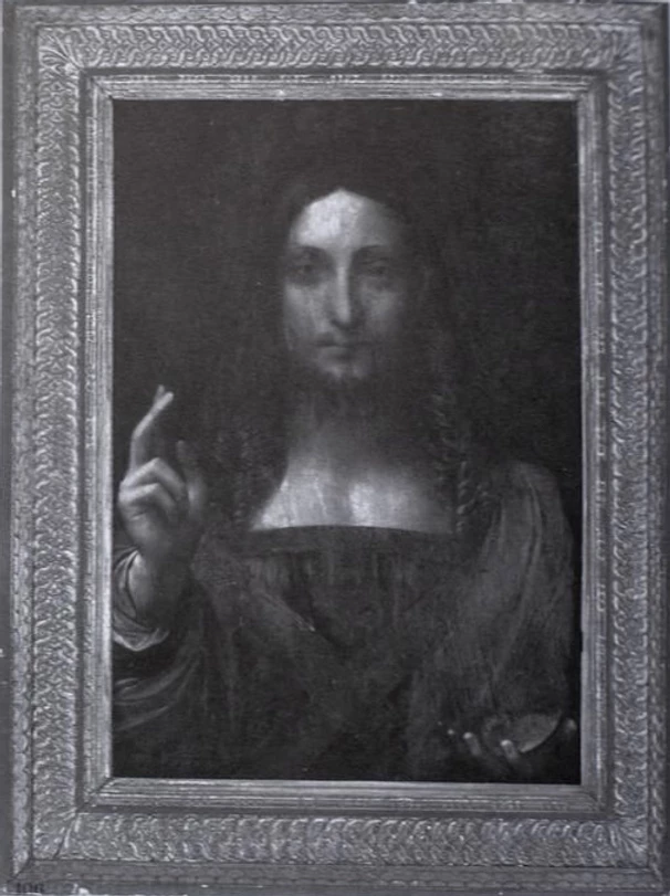 Salvator Mundi as it appeared in the 2005 auction catalogue