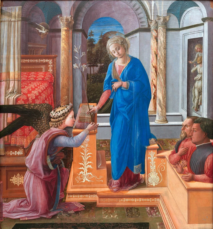 Filippo Lippi, Annunciation, 1435