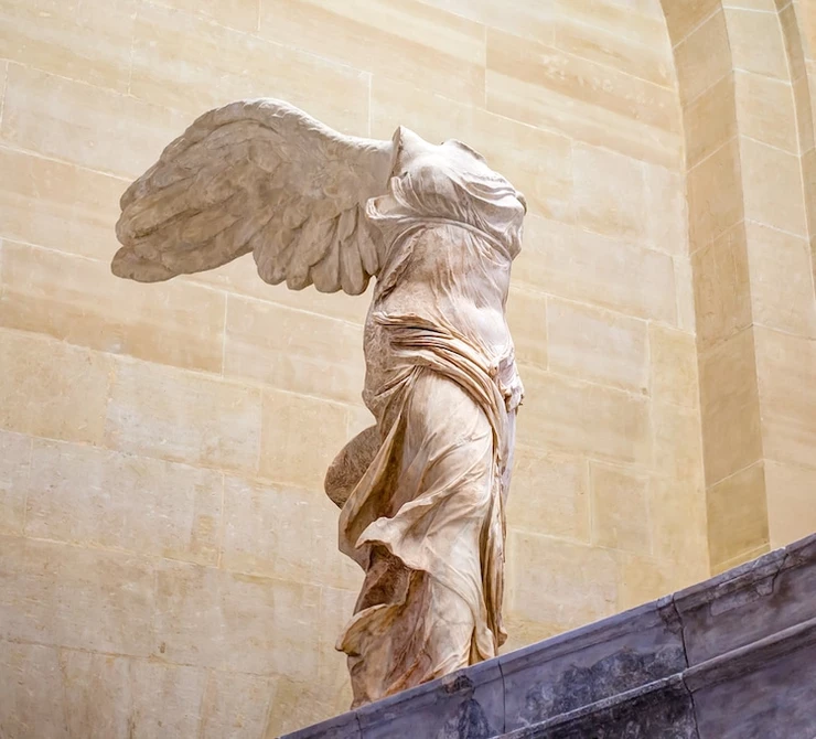 Winged Victory of Samothrace, 220-190 BC, second floor of the Denon Wing