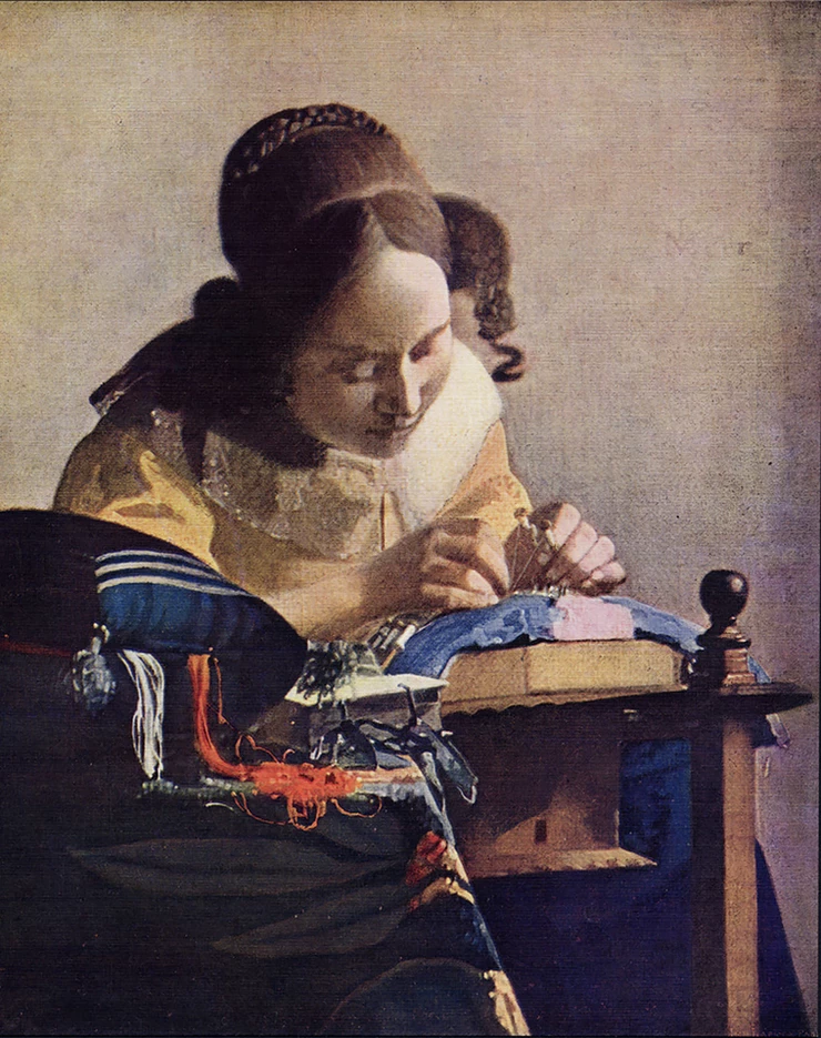 Johannes Vermeer, The Lacemaker, 1669-70