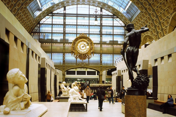 center hall of the Musee d'Orsay