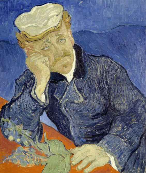 Vincent Van Gogh, Portrait of Dr. Gachet, 1890