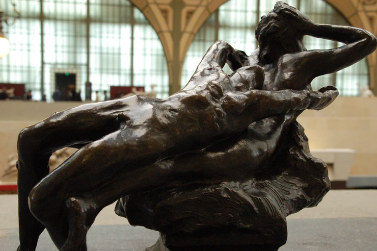 Auguste Rodin, Fugitive Love, 1886