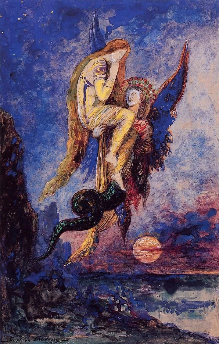 Gustave Moreau, Chimera, 1884, at the Gustave Moreau Museum in Paris
