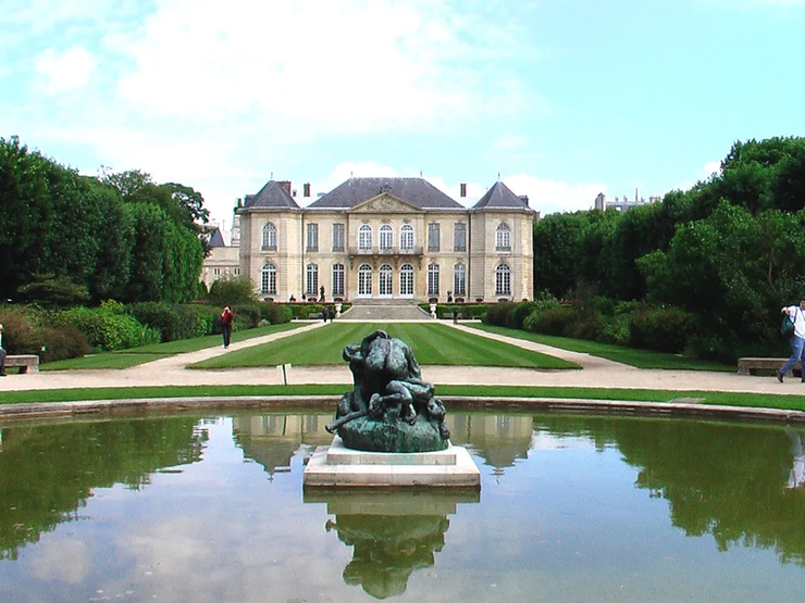 The Rodin Museum, housed in a gorgeous rocaille mansion