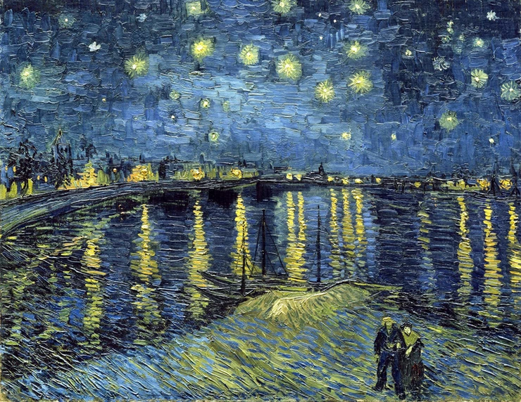 Vincent Van Gogh, The Starry Night Over the Rhone, 1889