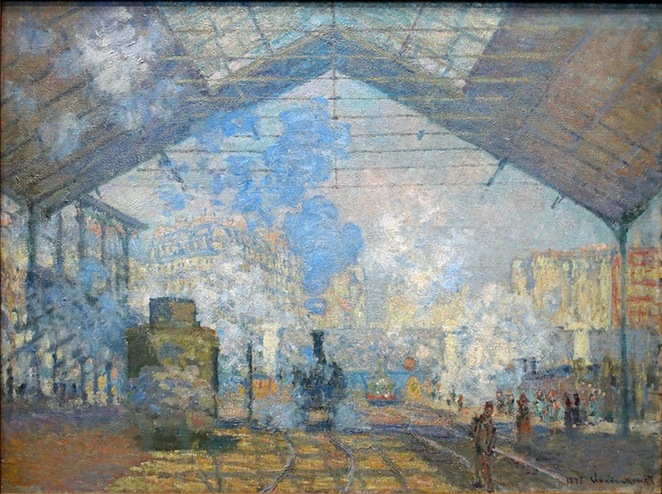Claude Monet, The Gare Saint-Lazare, 1877