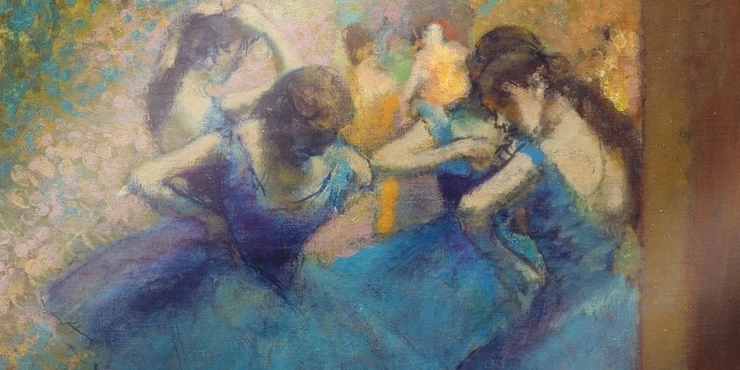 Edgar Degas, Blue Dancers, 1893