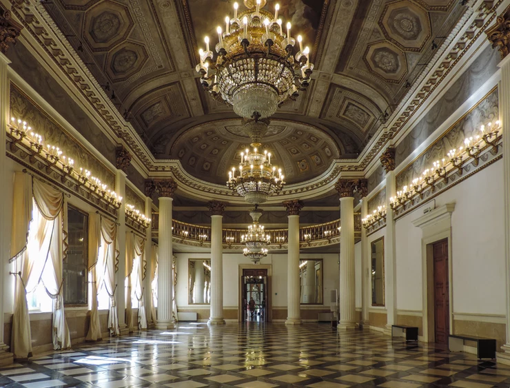 hall in the Correr Museum in Venice