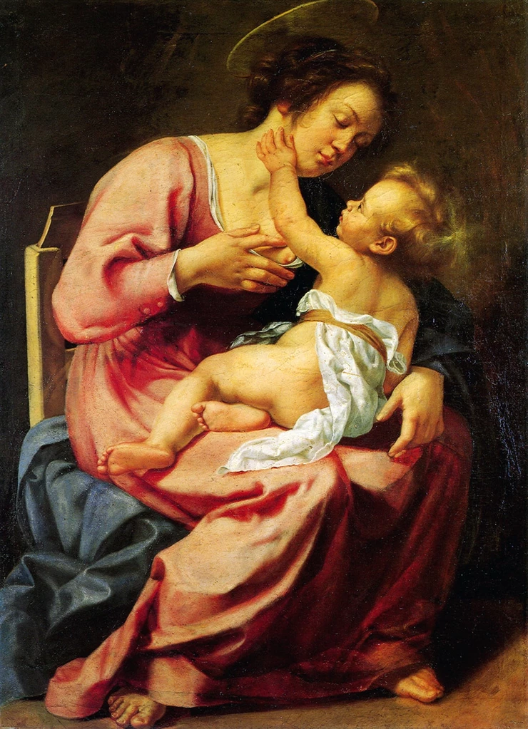 Artemisia Gentileschi, Madonna and Child, 1610-13