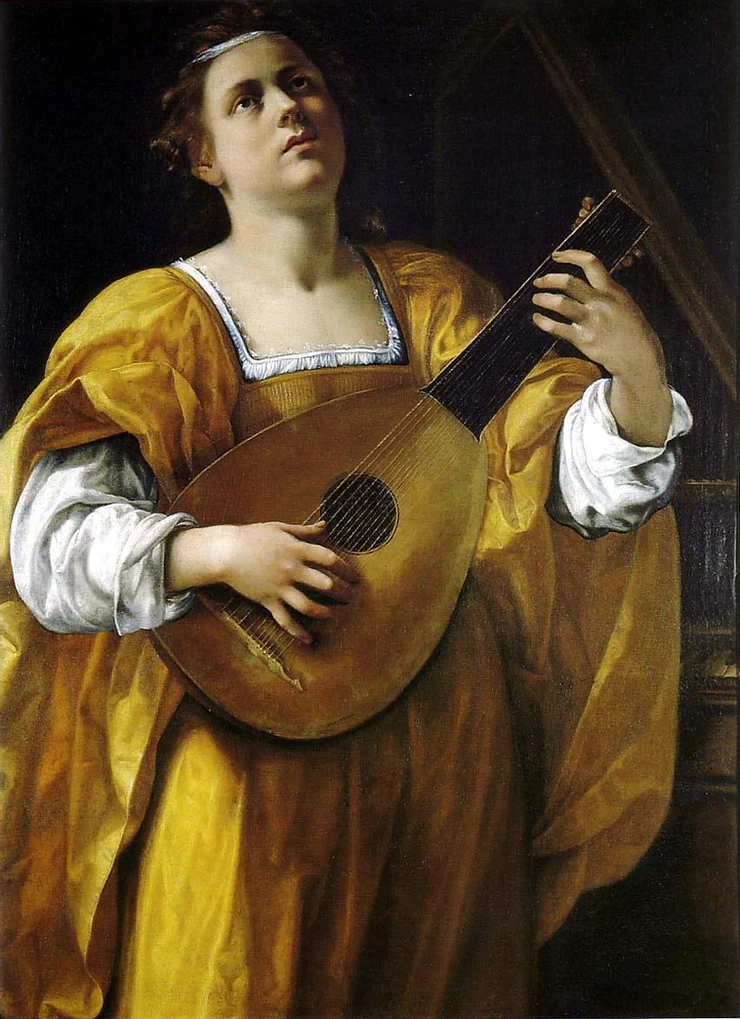 Artemisia Gentileschi, Saint Cecilia, 1620