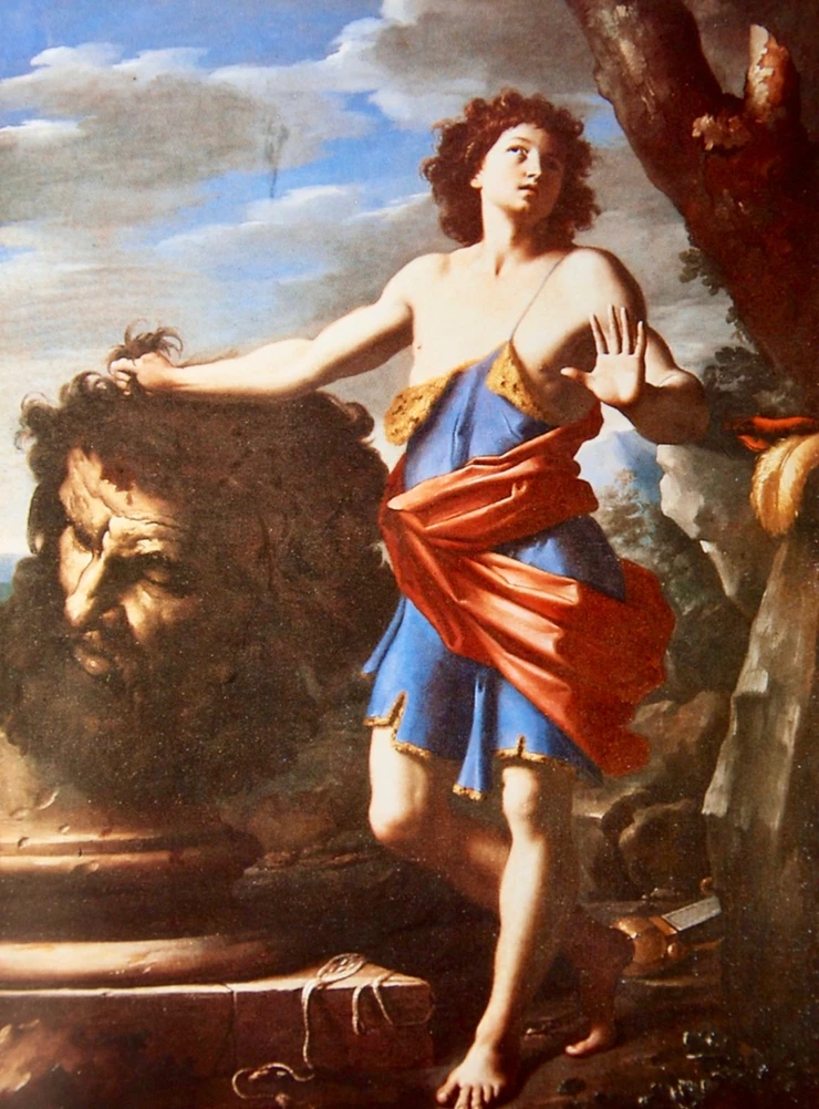 Giovanni Domenico Cerrini, David With the Head of Goliath,