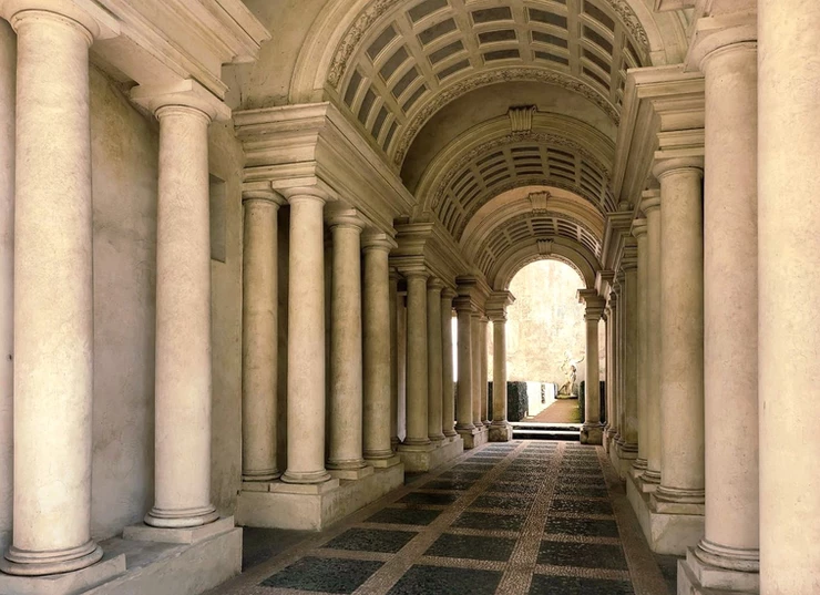 the Perspective Gallery at Palazzo Spada