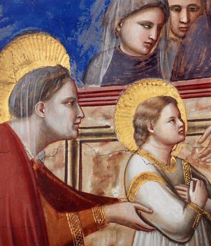 detail from the Presentation of Mary