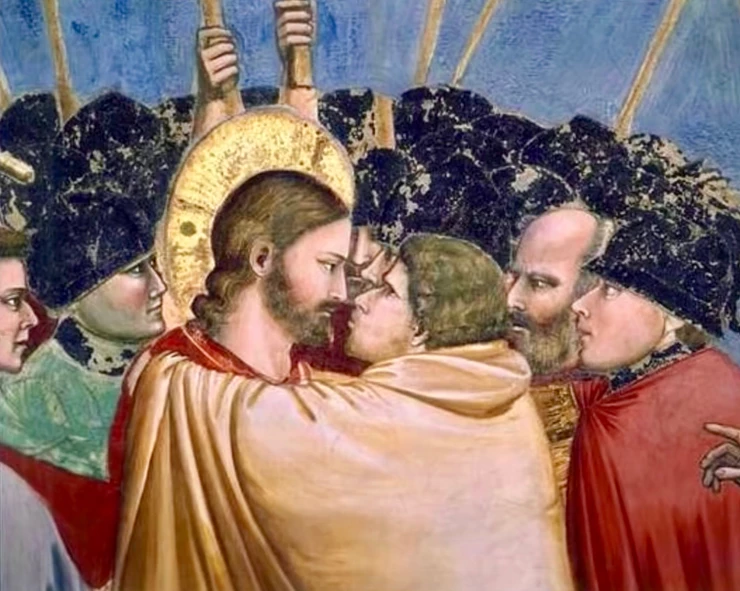 the climactic Kiss of Judas