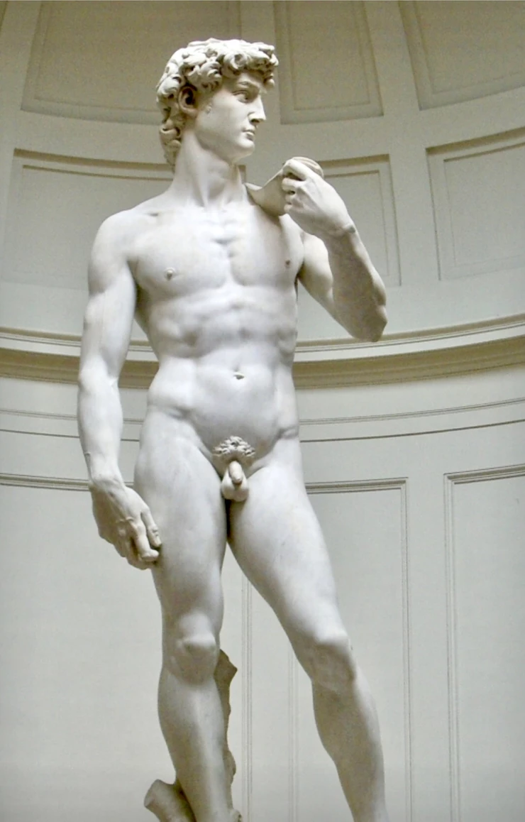 Michelangelo's David sculpture, a must see in Florence