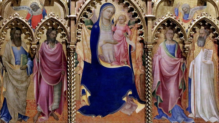 Lorenzo Monaco, detail Monte Oliveto Altarpiece, 1410