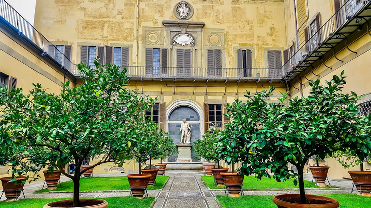 walled Lemon Garden in the Palazzo Medici-Riccardi