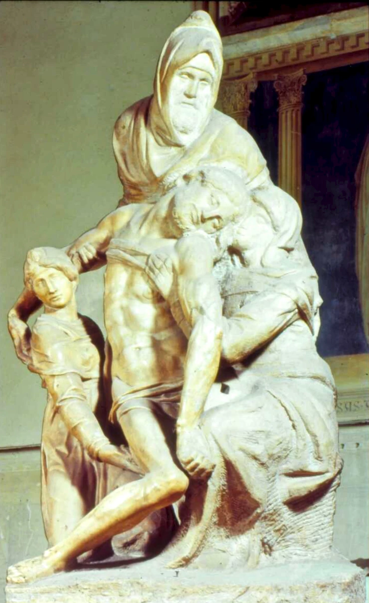 Michelangelo, Florentine Pieta, 1547-55 -- in Florence's Duomo Museum