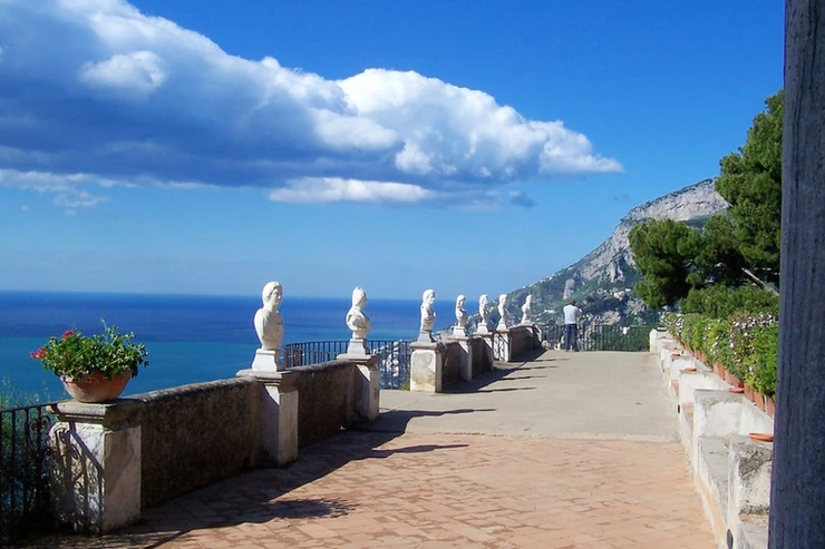 the Terrace of Infinity in Ravello