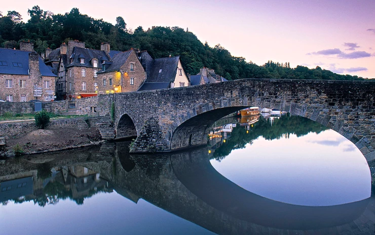 the picturesque village of Dinan, near Mt. St. Michel