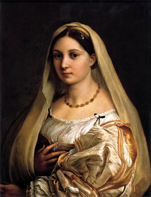 Raphael, Woman With a Veil, 1512-15 -- at the Pitti Palace