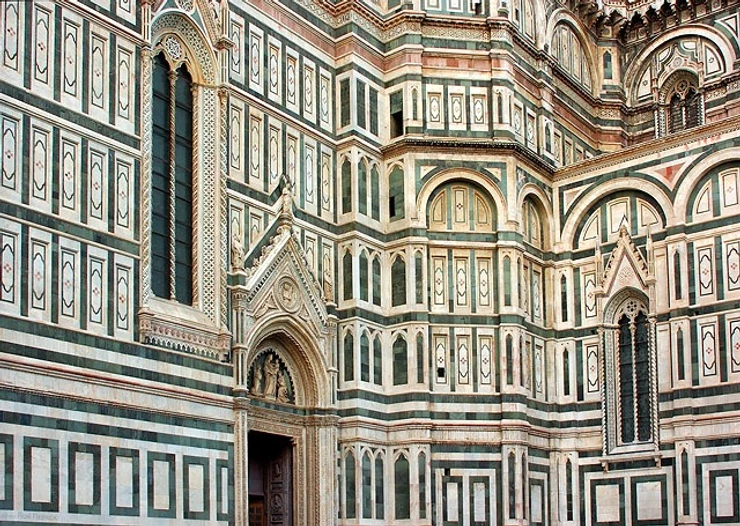 the 14th century facade