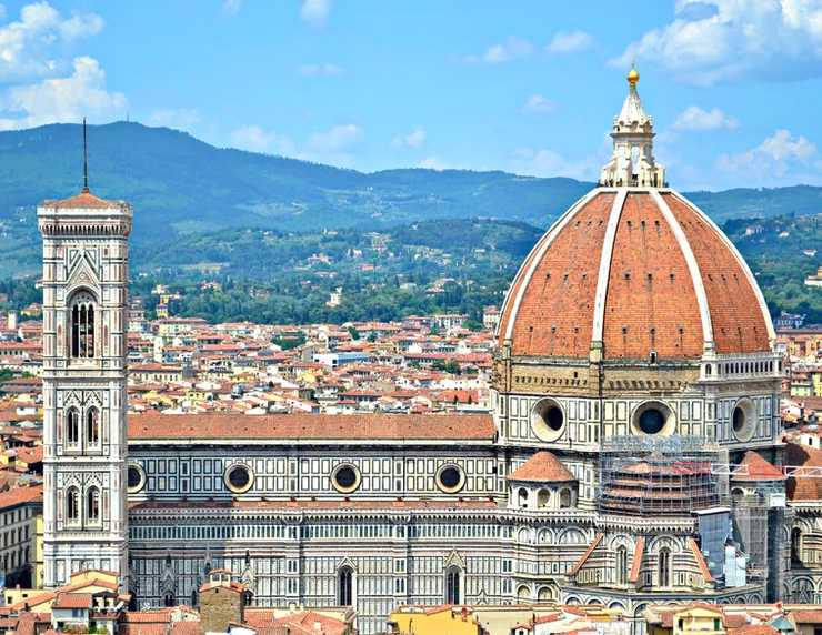 view of the Duomo and Brunelleschi's dome