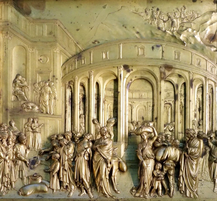 panel from Ghiberti's Gates of Paradise doors