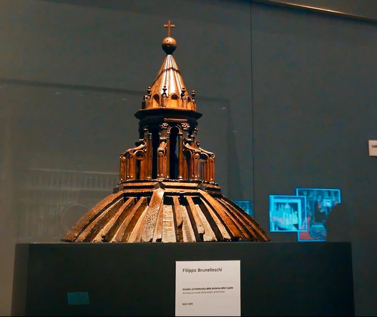 model of Brunelleschi's dome
