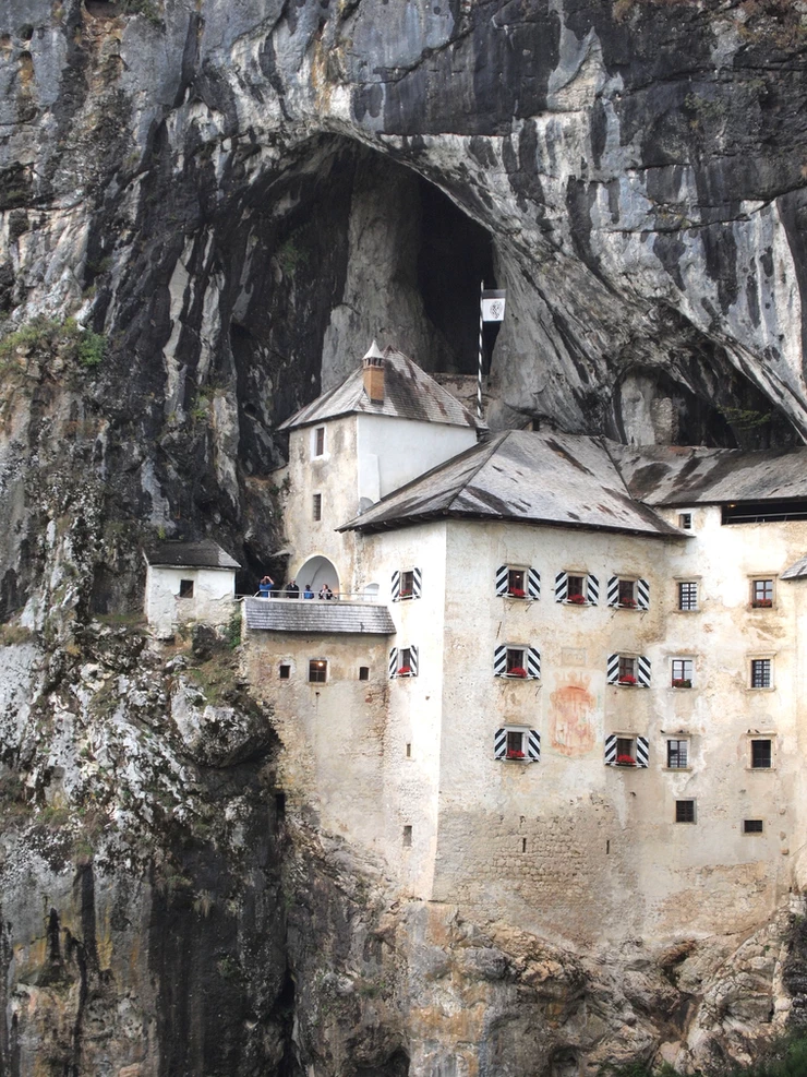 Predjama Cave Castle in Slovenia